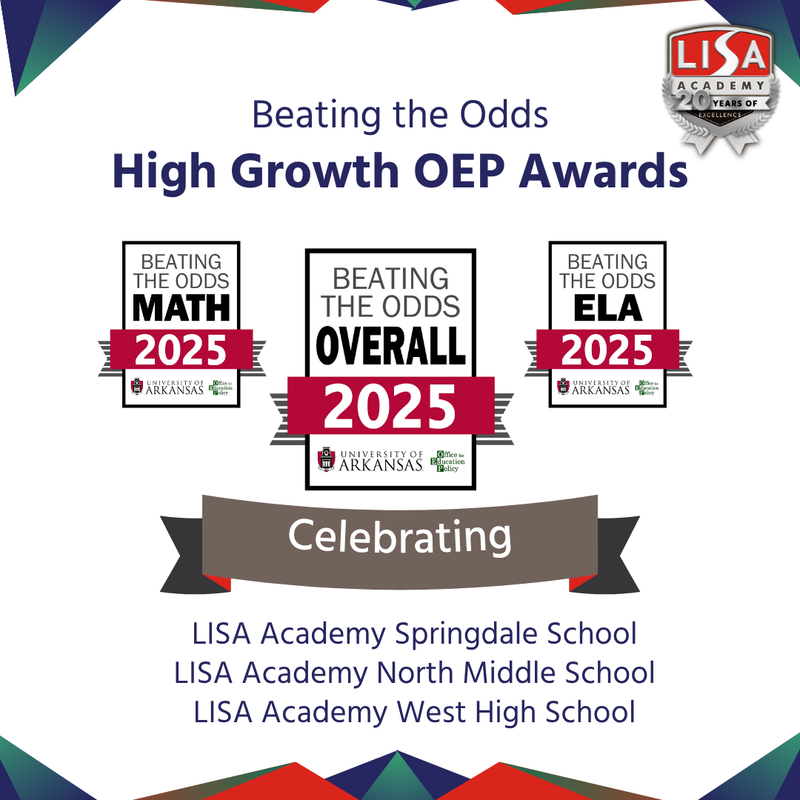 OEP beating the odds badges and school list