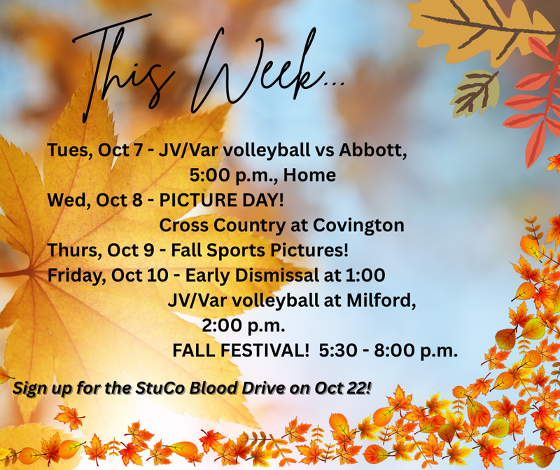 This Week. . .