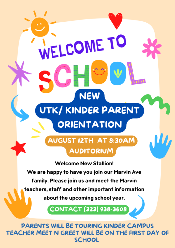 kinder orientation flyer