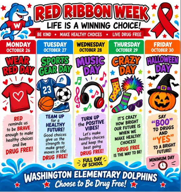 Red Ribbon Week Schedule