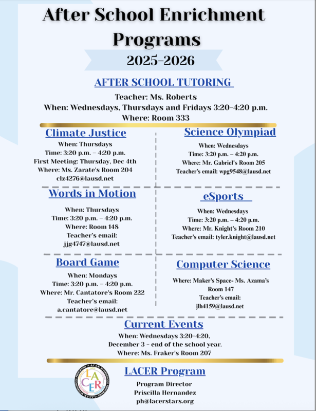 Enrichment Flyer