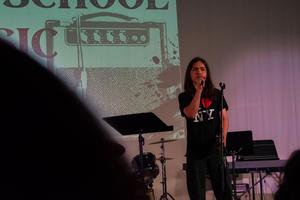 Middle Schooler Singing