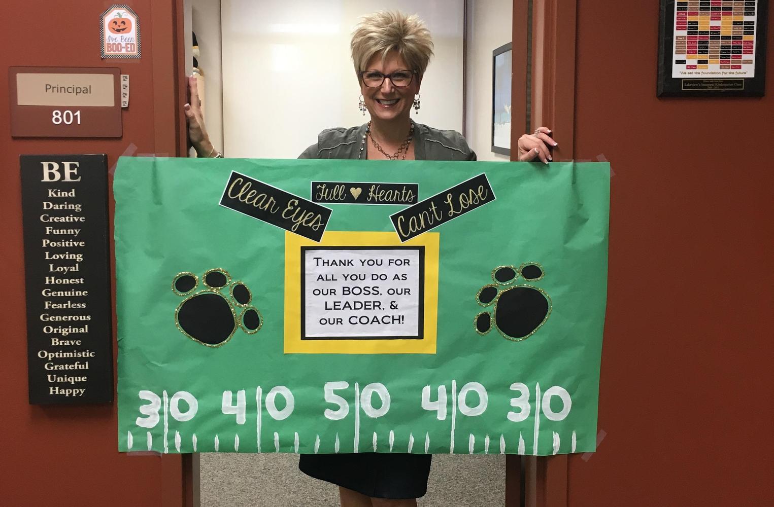 Mrs. Beeuwsaert on Boss' Day