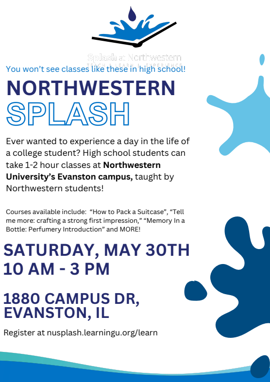 Northwestern SPLASH Featured Photo