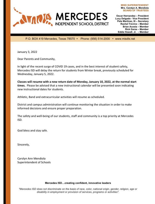 NOTICE: Classes resume on Monday January 10, 2022 | Click for more info Featured Photo