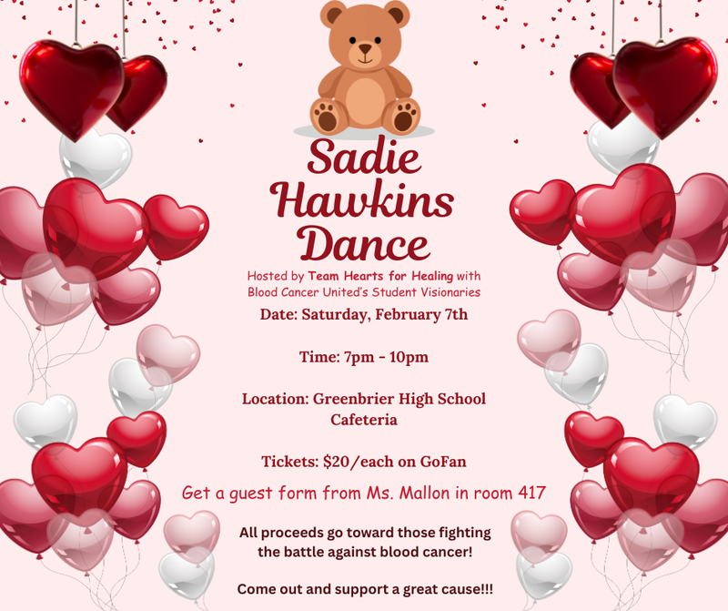 Sadie Hawkins Dance February 7th