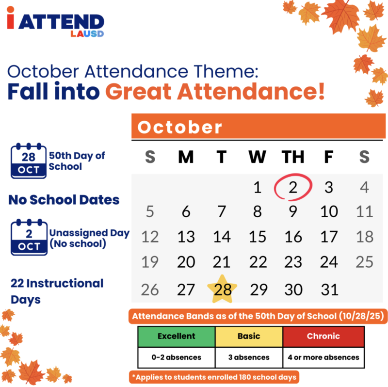 October Calendar