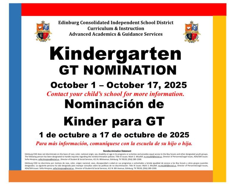 GT Kinder Nominations