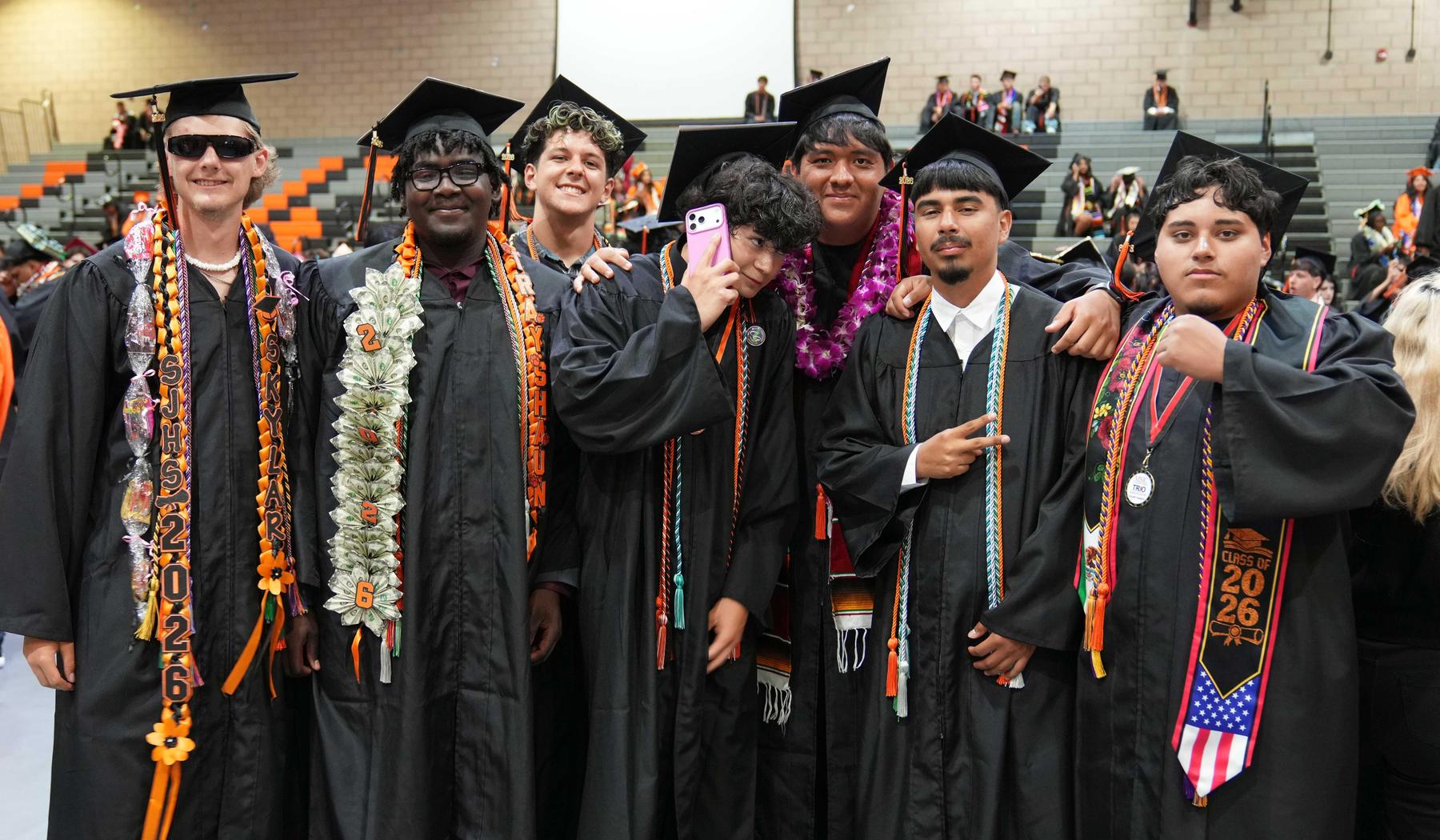group of SJHS guys before graduation