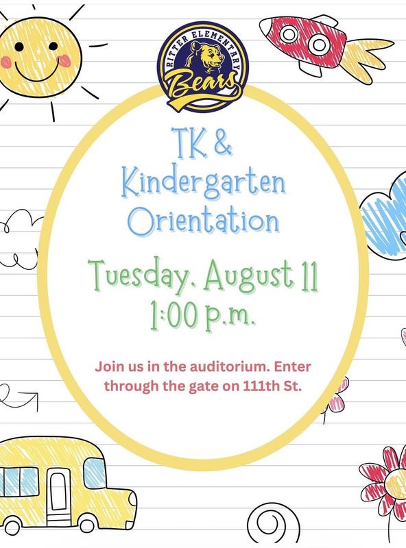 Tk & Kinder Orientation