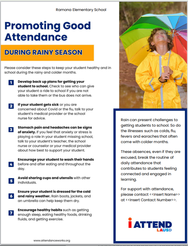 Promoting Good Attendance English