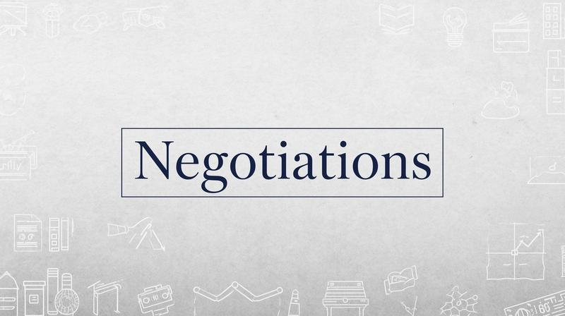 Negotiations