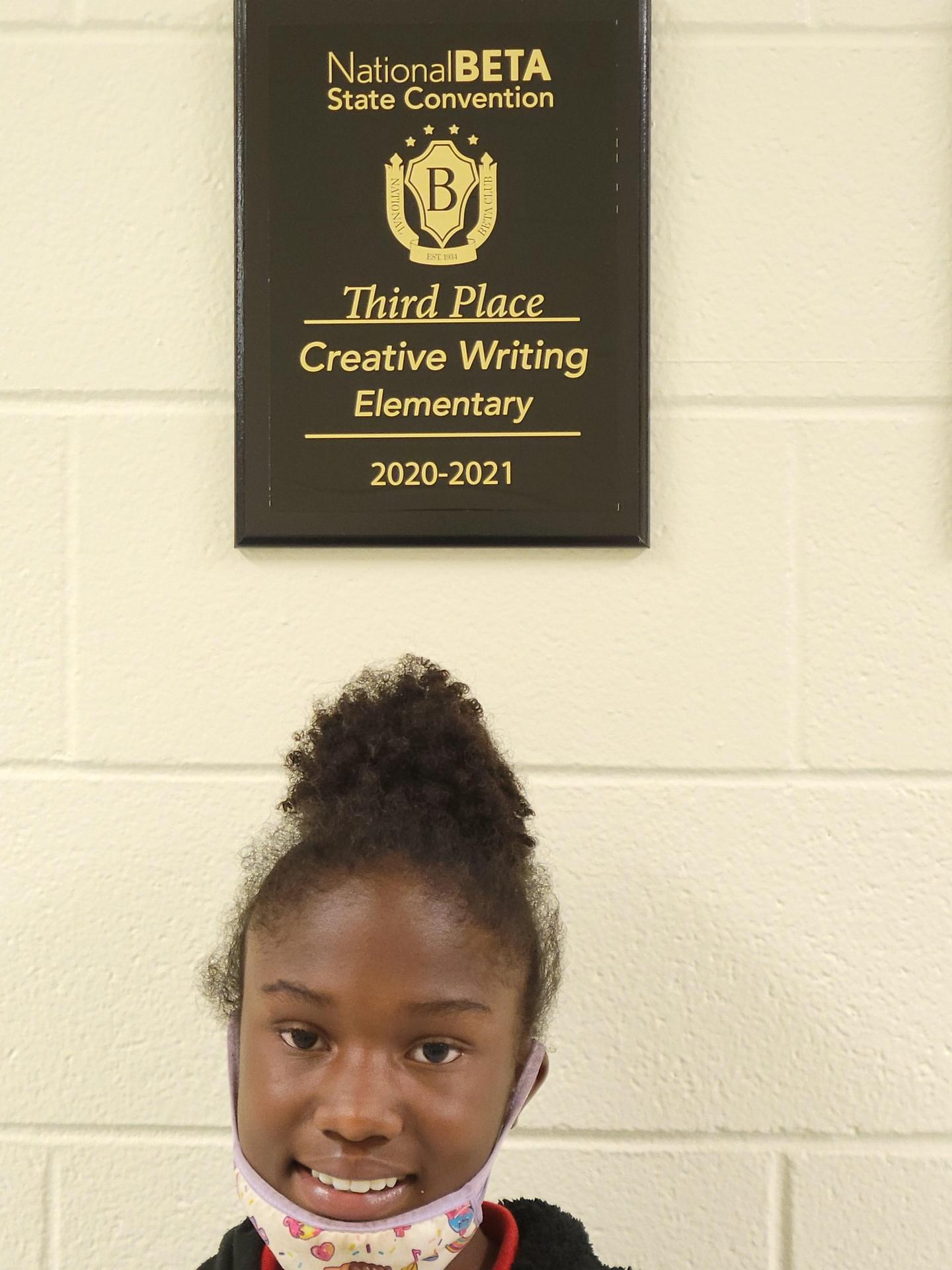 Student By Wall