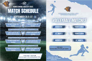Soccer and Volleyball Schedules