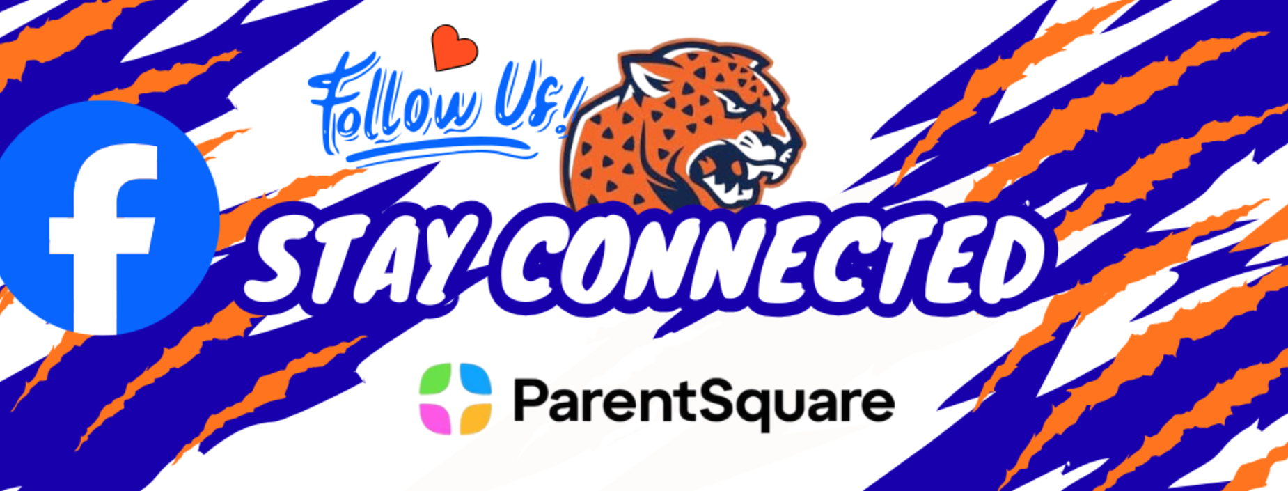 Stay connected with Parent Square and our Facebook page