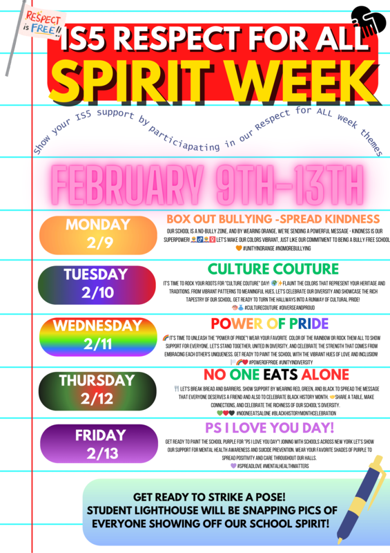 Spirit Week Flyer