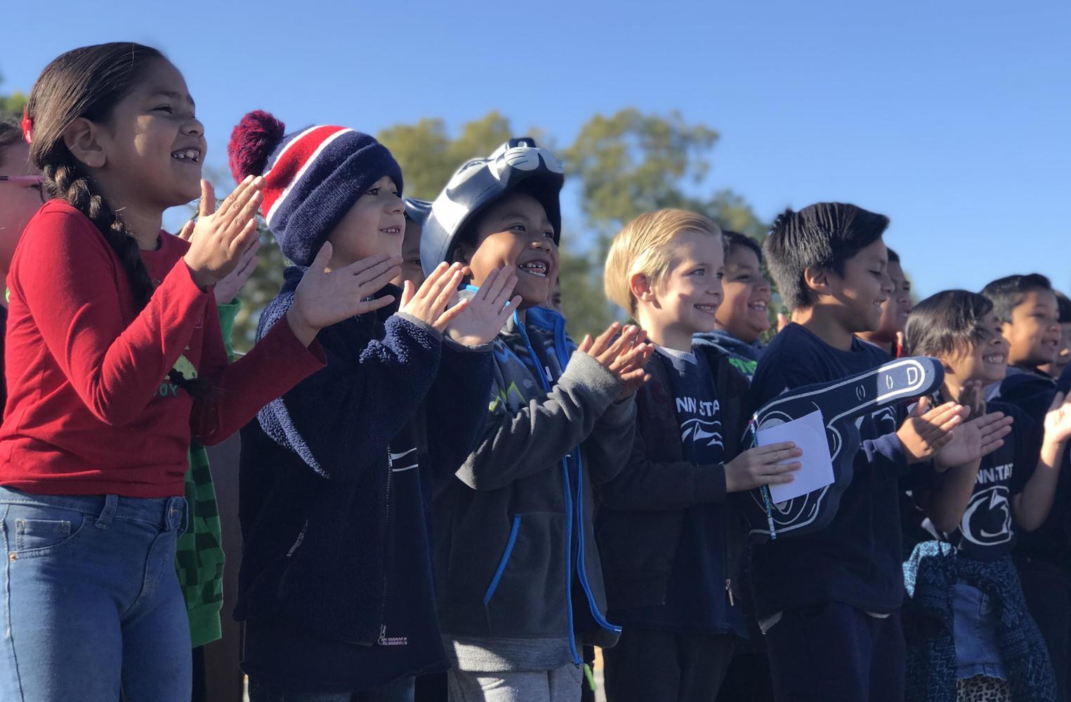 Students Clapping