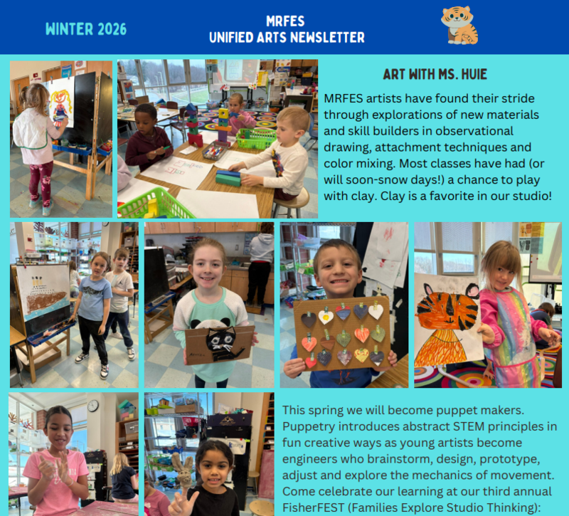 MRFES Winter Unified Arts Newsletter