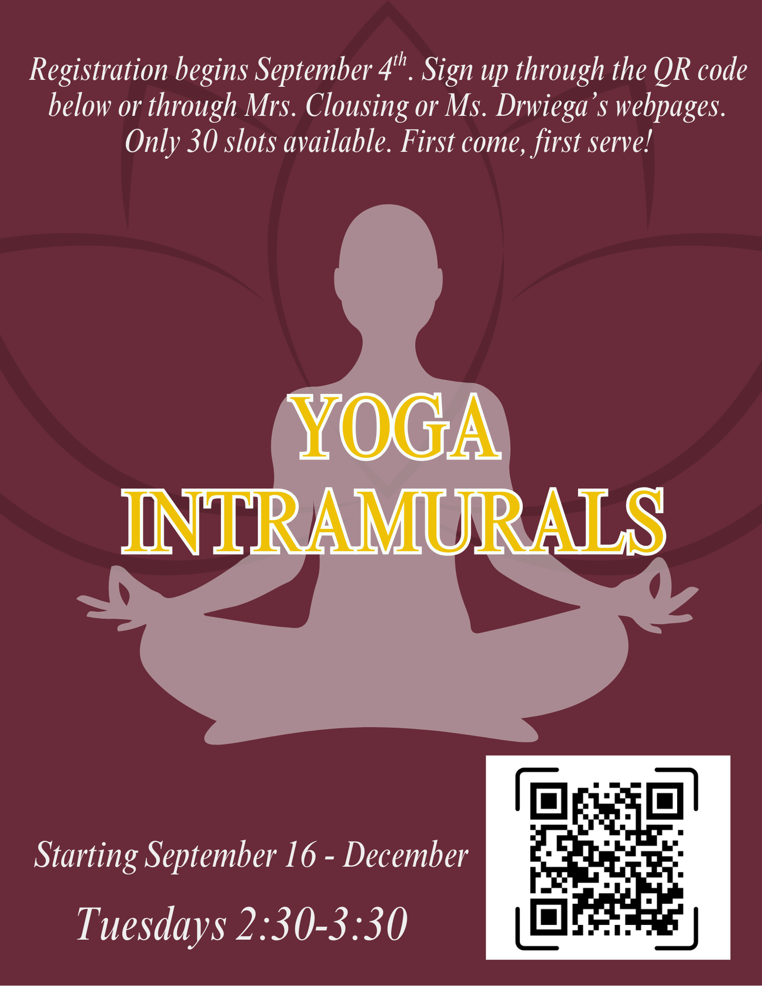 Yoga Flier