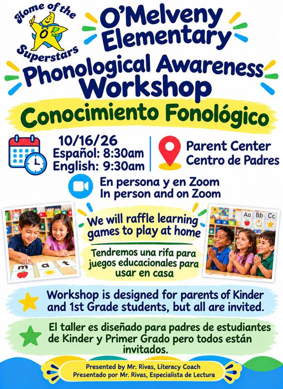 Phonological Awareness Workshop for Parents