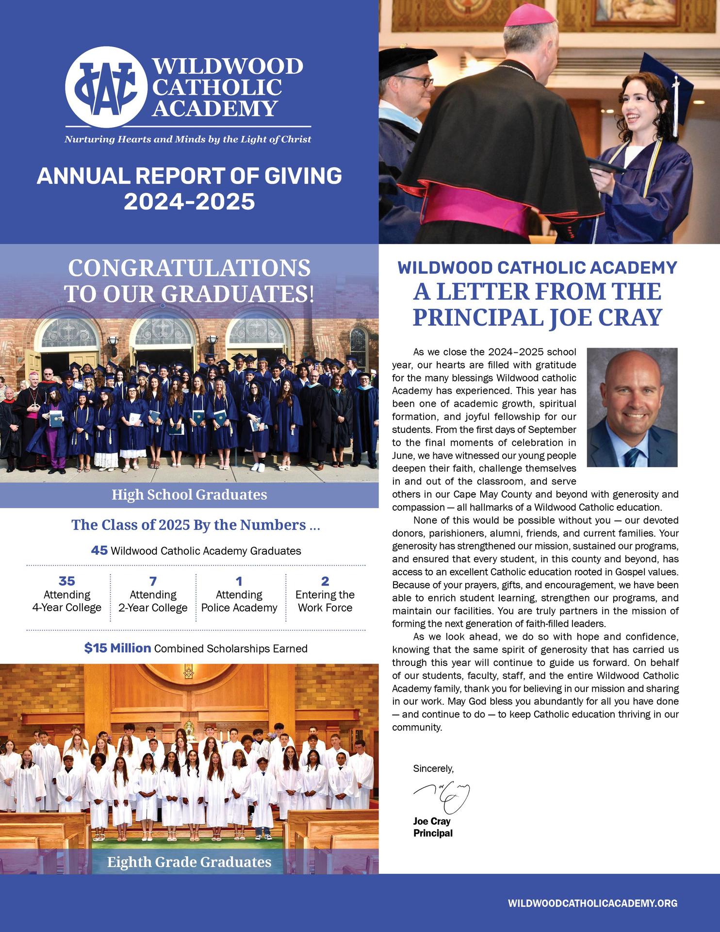 WCA Annual Report of Giving Cover 2023-2024