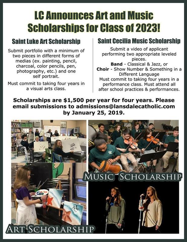 One Art & One Music Scholarship For Class of 2023 Featured Photo