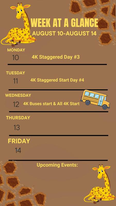 week at a glance