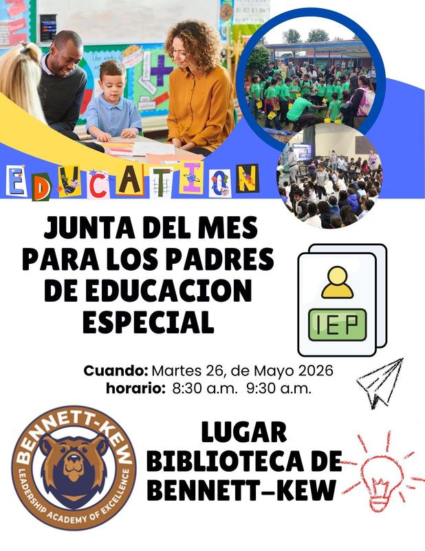 Flyer for the month of may 2026