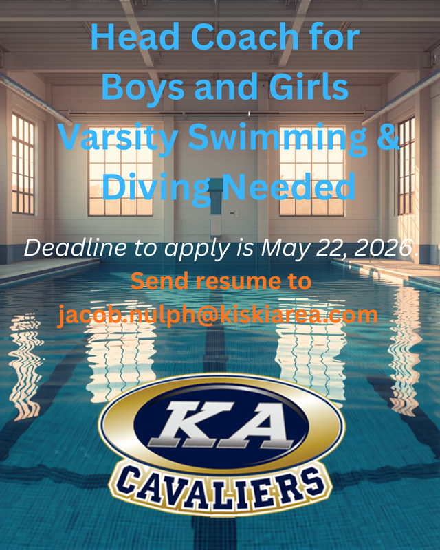 head coach for varsity swimming and diving needed