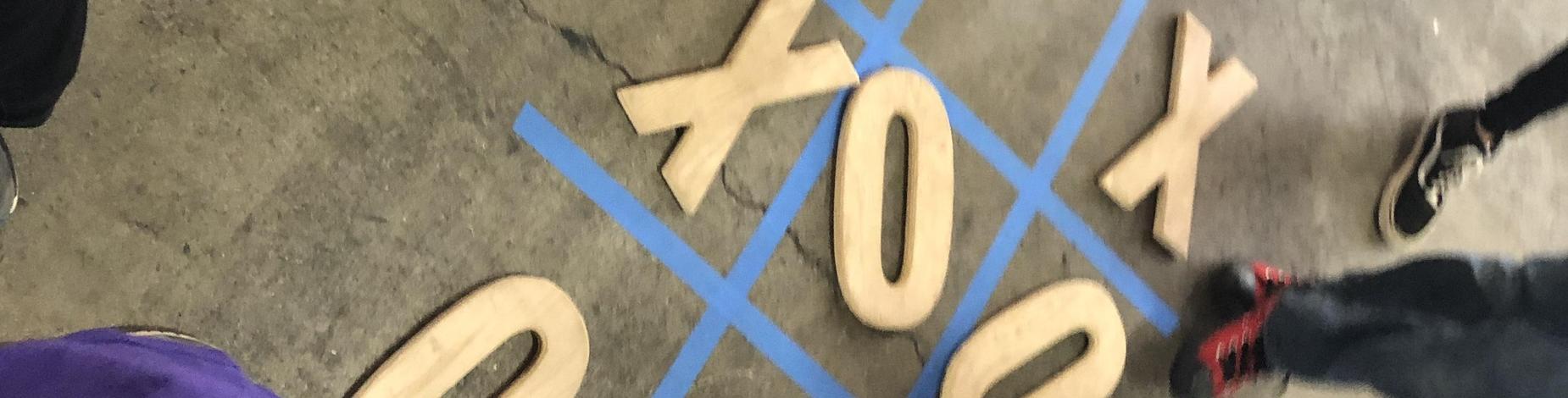 Giant tic tac toe!