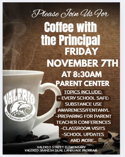 november coffee with the principal