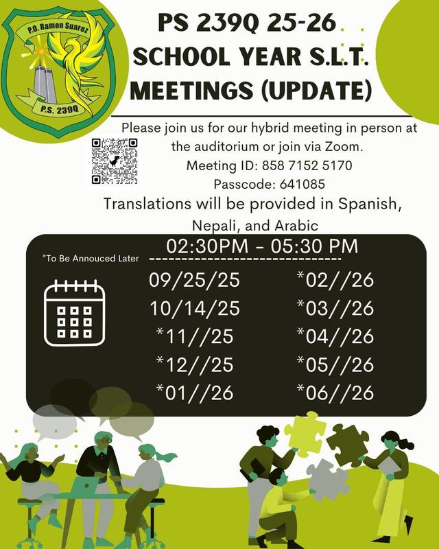 SLT Flyer with times