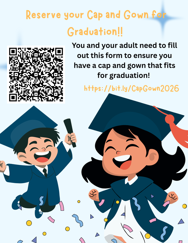 LAUSD Class of 2026 High School Cap & Gown Measurement Collection