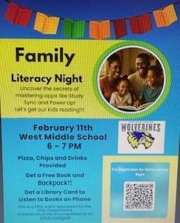 WMS Family Literacy Night