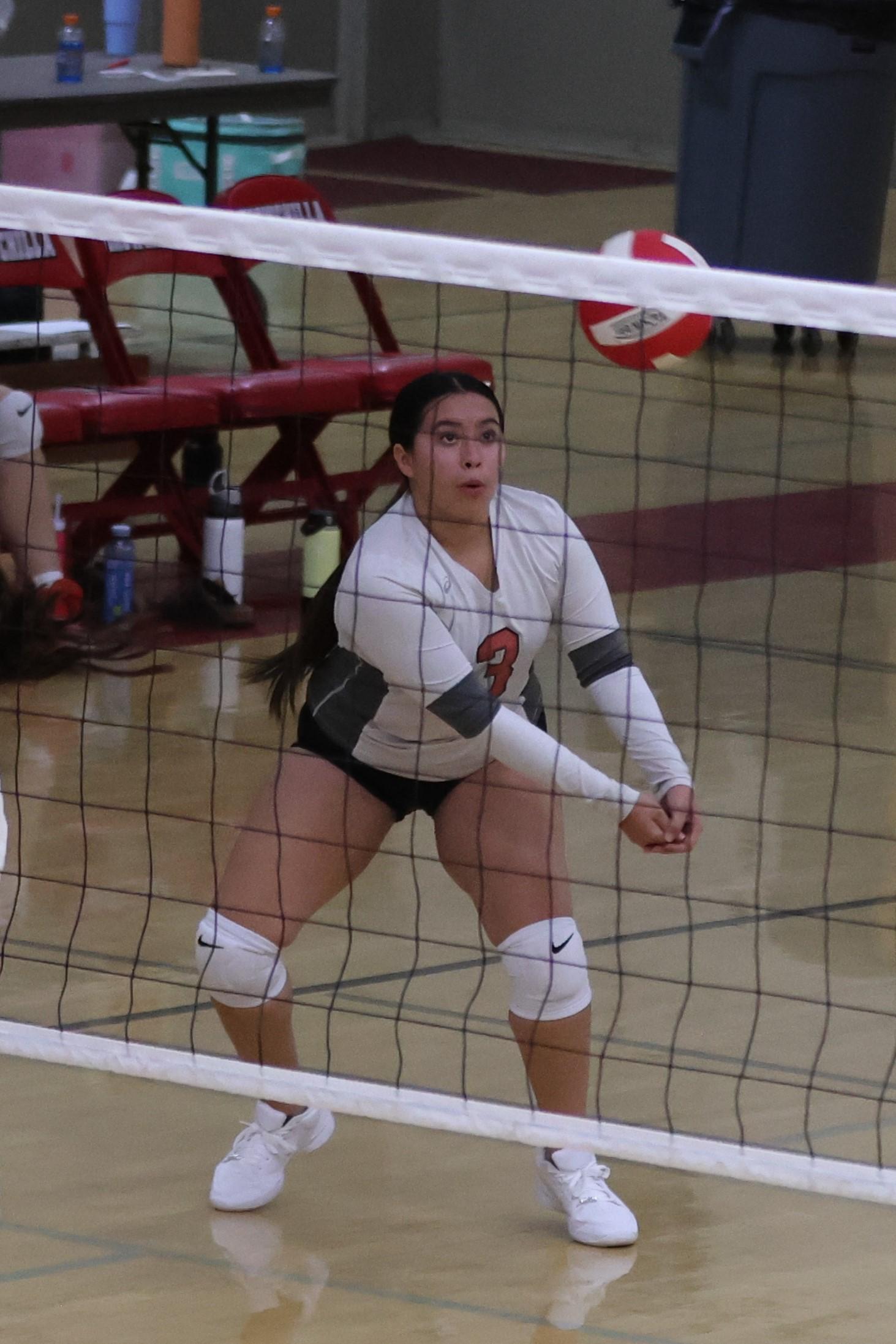 junior varsity girls playing volleyball 81