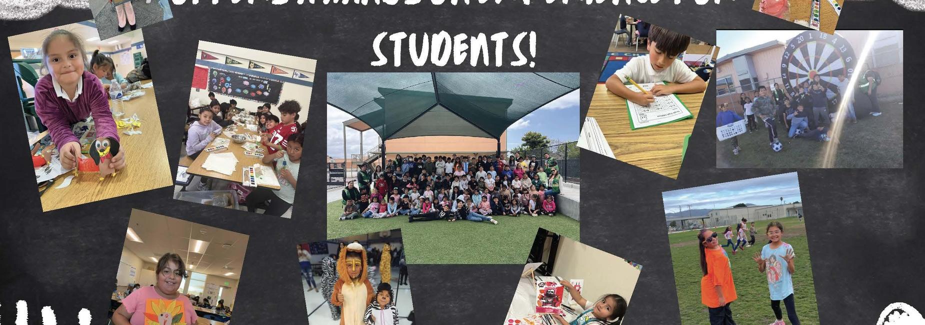 Pictures of After School Program activities