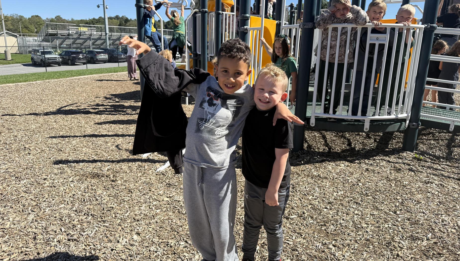 boys on playground
