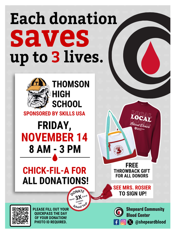 Blood Drive Nov. 14