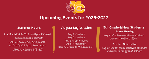 Upcoming Events
