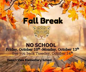 Fall Break No School