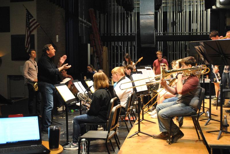 Jazz Band working with clinician