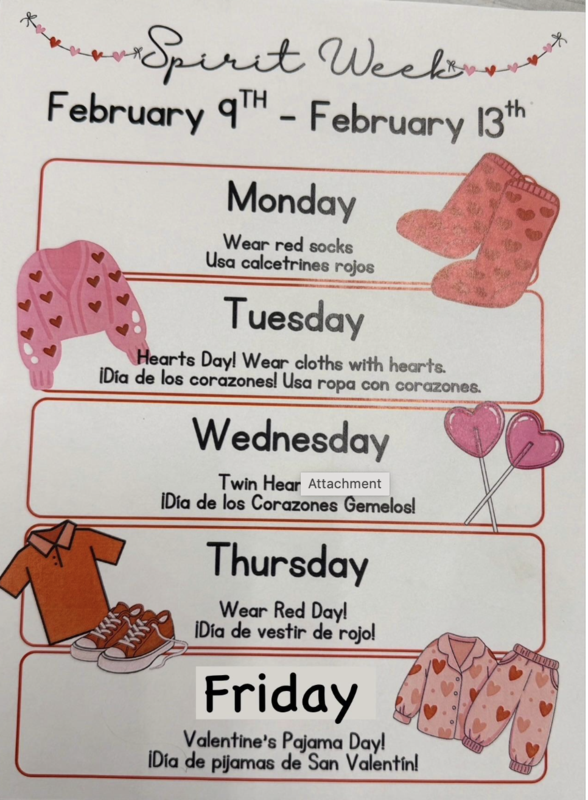 Kindness and Love Spirit Week/Semana de espíritu de bondad y amor Featured Photo