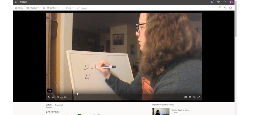 video music lesson
