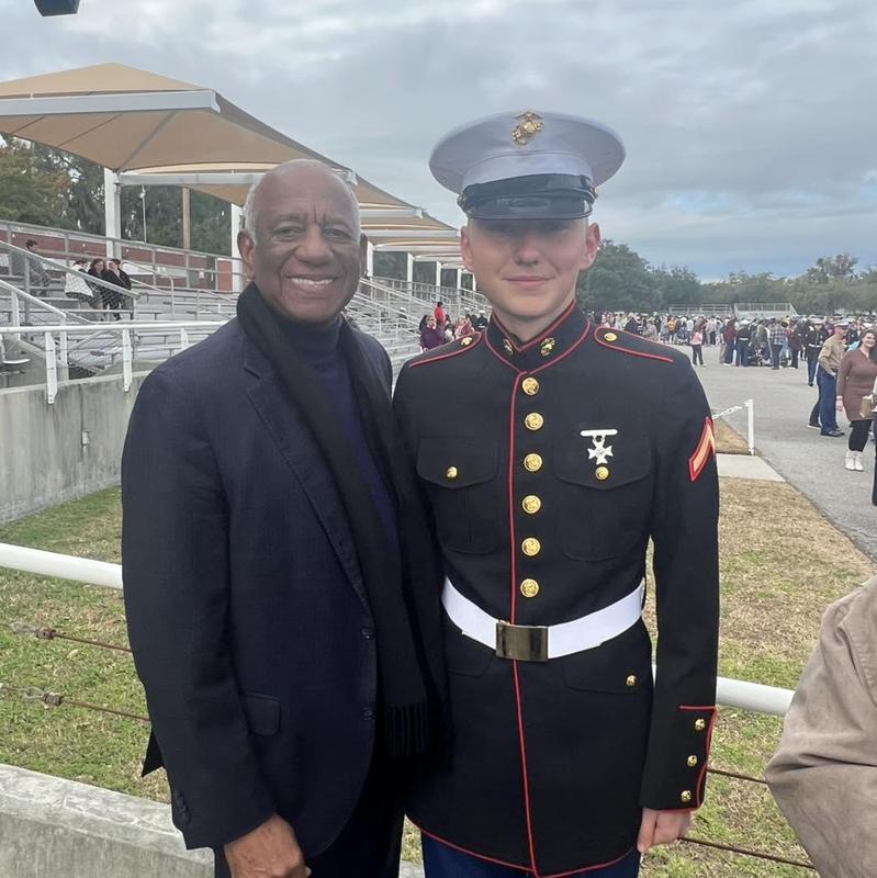 Congrats to alumnus John Gay, he graduated from MCAS Parris Island