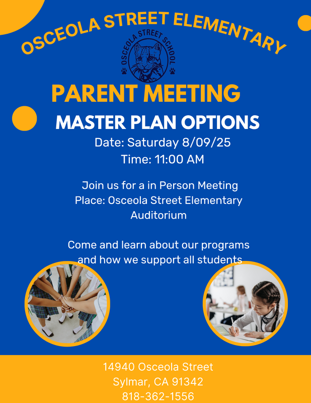 Master Plan Meeting