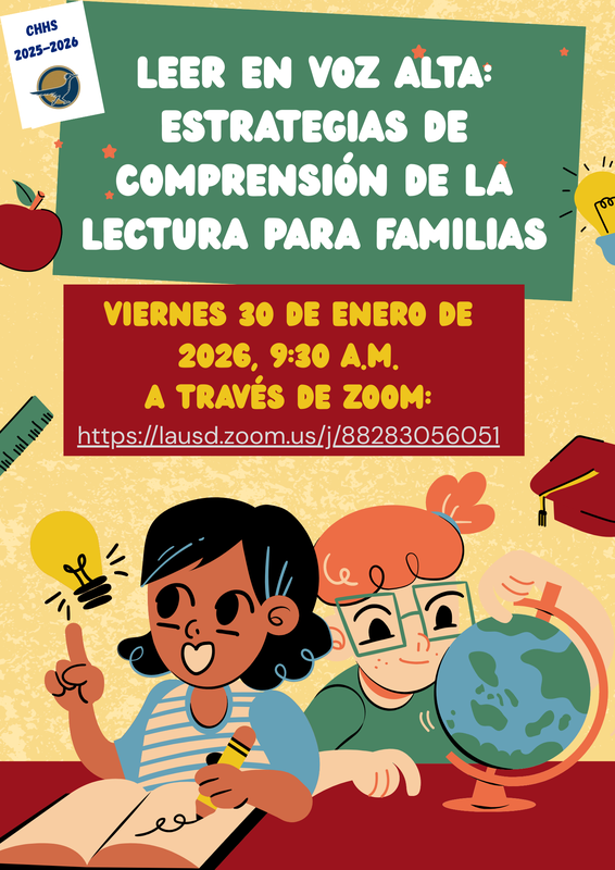 Read aloud Spanish flyer 2026