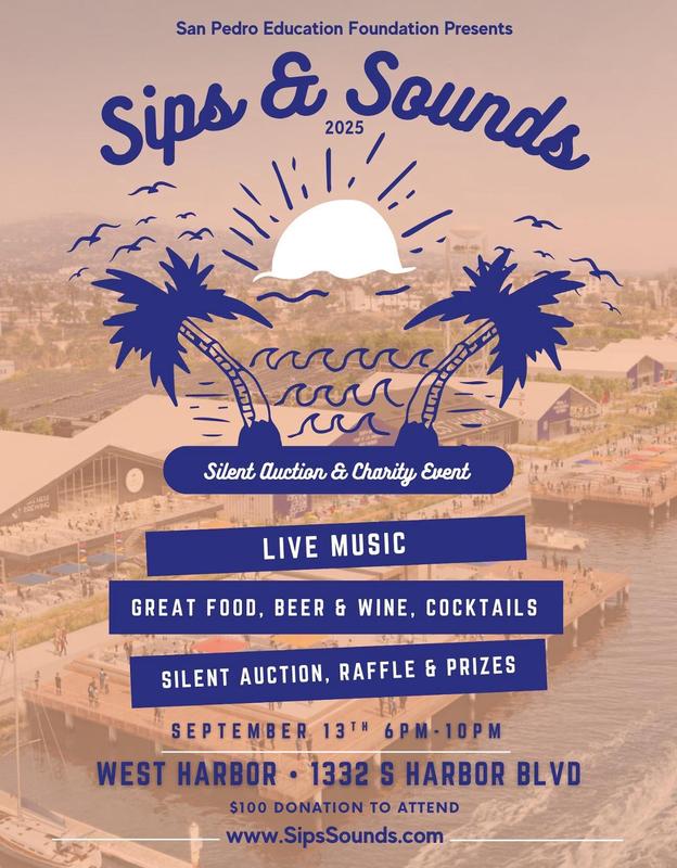 Event 2025 Flyer inviting students and families to the San Pedro's Foundation Silent Auction