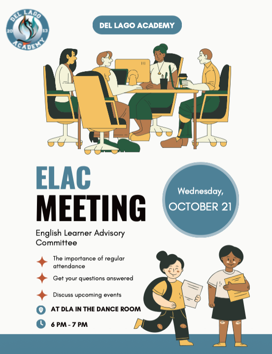 ELAC meeting Wed. 21 at 6pm Dance Room Featured Photo