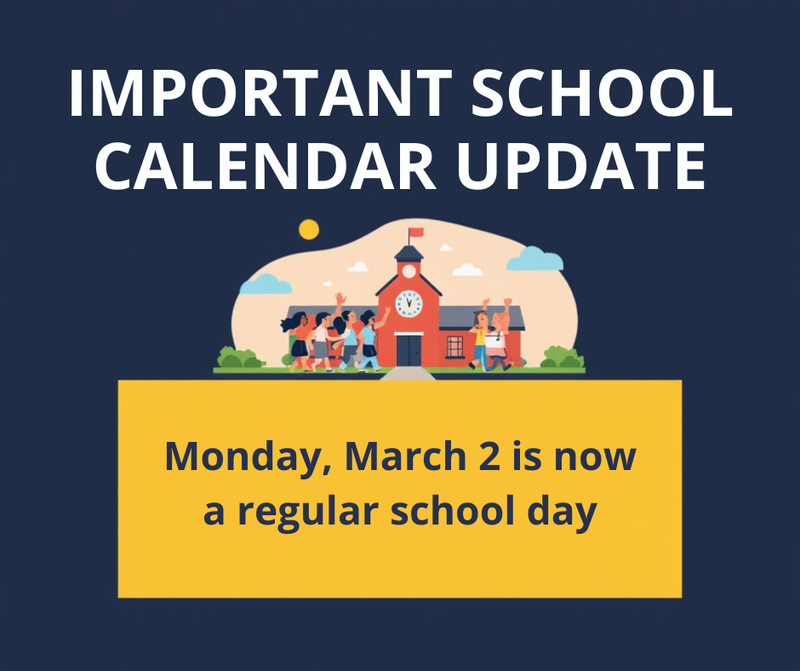 School Calendar Change