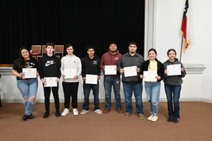 High school 4th six weeks awards.